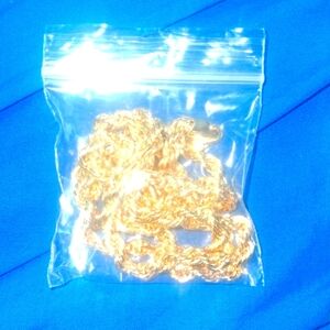 14Kt GOLD filled solid rope chain